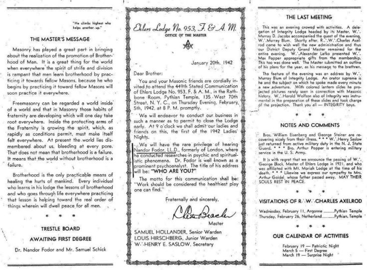 Ehlers Lodge Invitation 01201942